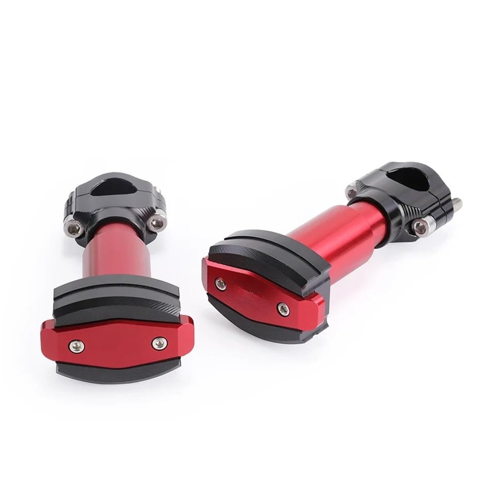Przednie tylne koło oś widelca suwaki Uniwersalne akcesoria motocyklowe Zacisk Crash Protector Suwaki ramy motocykla Crash Pad(28-33mm C BK 1Pair)