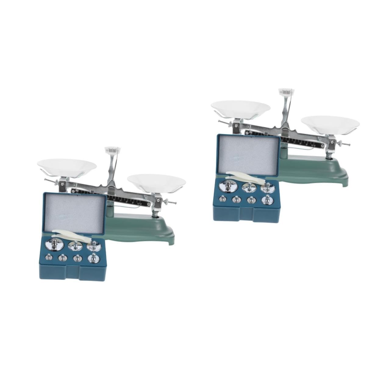 PRETYZOOM 2 Juegos balanza pesas pesar largo peso escala industrial viga triple báscula de triple haz para laboratorio báscula portátil de triple haz abdominales