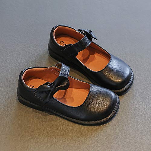 Girl's Toddler Little Kid Strap School Uniform Leather Princess Dress Shoe Mary Jane Wedding Party Flat Shoes4