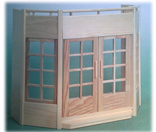 Preisvergleich Produktbild Rülke Holzspielzeug 23126 Puppenhaus, fichtefarben