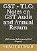 Produktbild GST - TLC: Notes on GST Audit and Annual Return: GST under Safe Hands of TLC