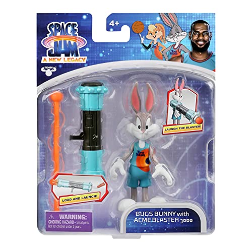SPACE JAM: A New Legacy - Baller Action Figure - Bugs Bunny with Acme Blaster 3000 - Thumbnail 2