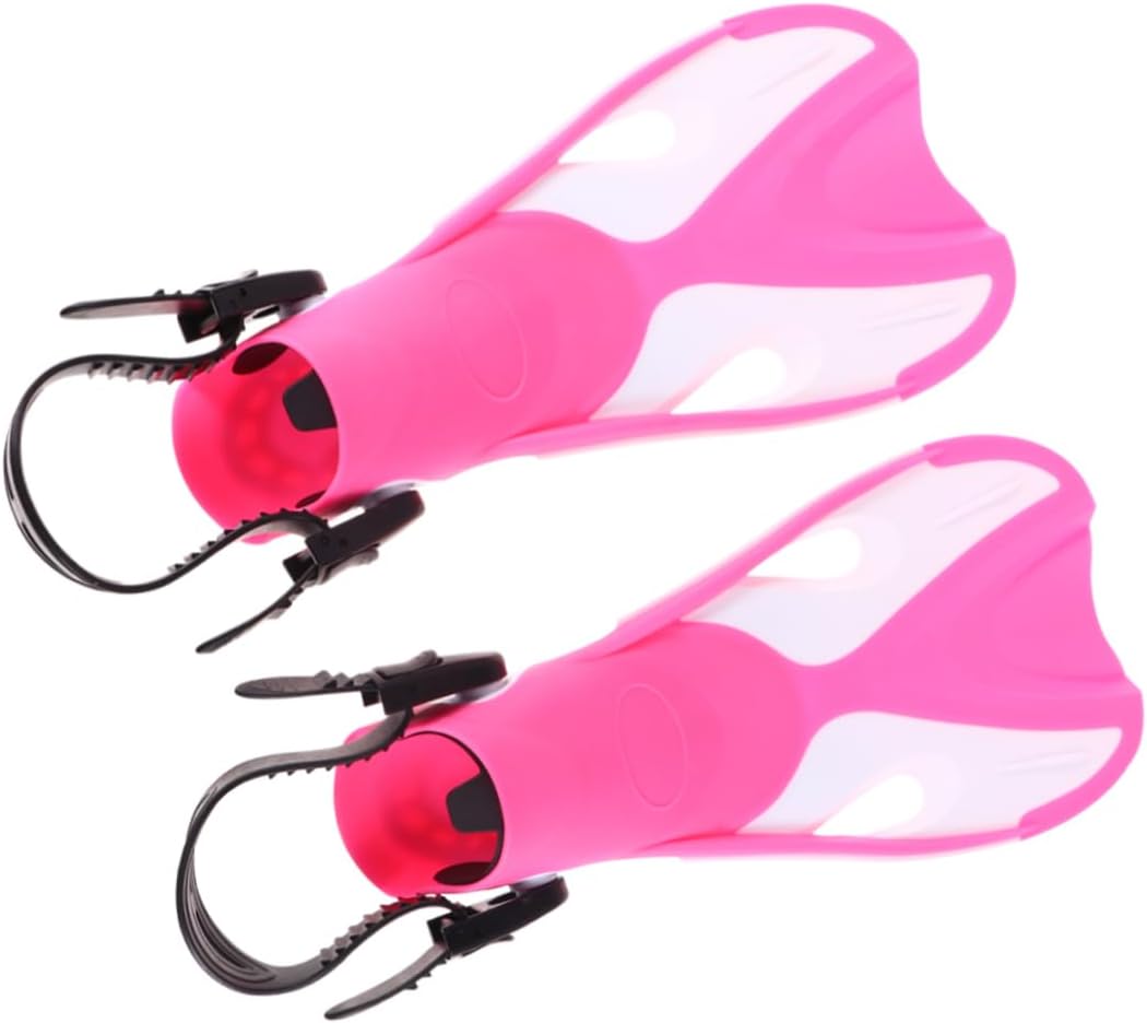 Hemoton Snorkeling Fins Adults Swimming Flippers Diving Adjustable Heel Fins Flippers for Sports
