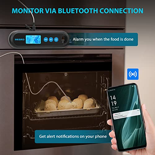 Inkbird kabelloses Grillthermometer IHT-2PB mit Bluetooth und 2 Sonden