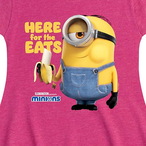 Despicable Me Minions - Only Here for The Eats - Toddler & Youth Girls Fit & Flare Dress2
