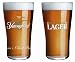 Yuengling Traditional Lager Pint Glasses - Set of 2 Tumblers