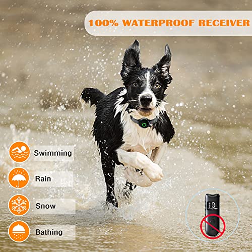 Dog Training Collar, Fatear Dog Shock Collar For Medium Large Small Dogs Training Collar With Remote 2000Ft, Rechargeable Electric Collar With 3 Modes, Beep, Vibration And Shock, Waterproof Ecollar #TOP4
