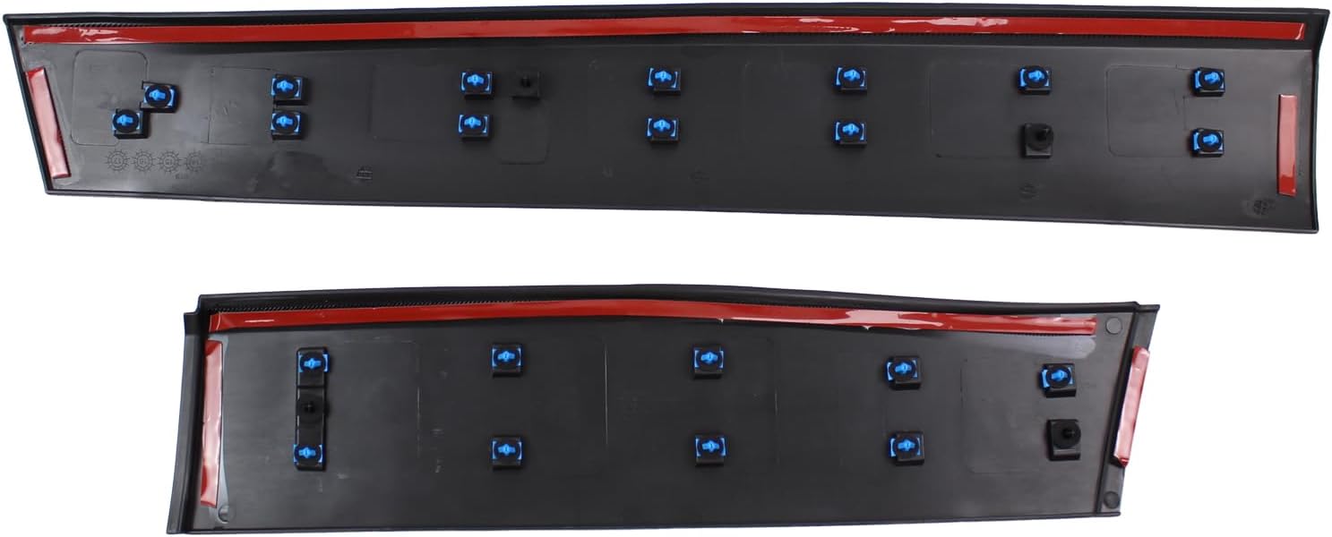 Front and Rear Passenger Side Door Lower Molding Trim for Jeep Cherokee 2014-2023