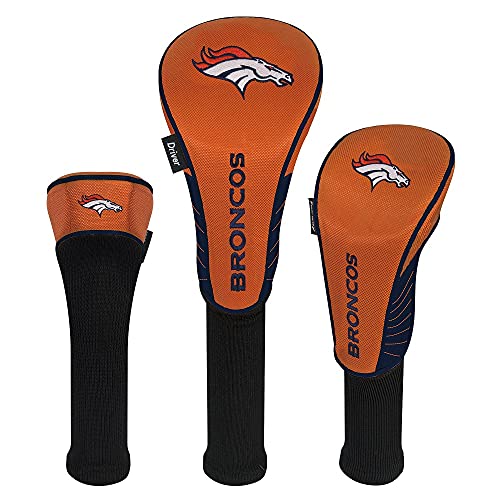 Team Effort Denver Broncos Driver Fairway Hybrid Set of Three Headcovers