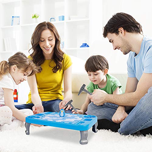 Juego de mesa DR.DUDU rompehielos con pingüino miniatura 6