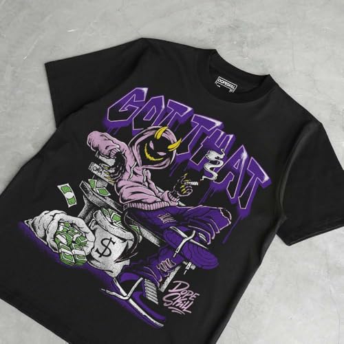 Image of DopeSkill Graphic Tee Streetwear Hip Hop Hypebeast Street Style Unisex T-Shirt Sneaker Colour Matching Shirts Cool Flexing
