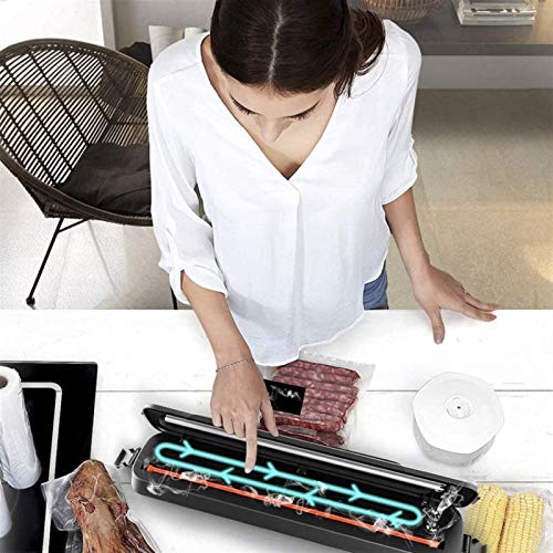 Vacuum Sealer Machine, Food Fresh Preservation Huishoudelijke automatische vacuümverdichtingsmachine kleine plastic… - Afbeelding 7