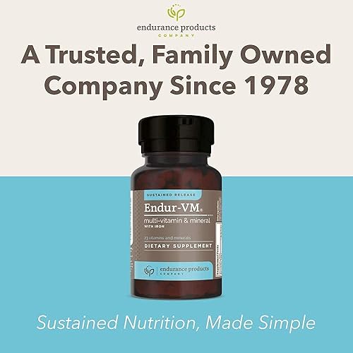 Miniatura 7 de Endurance Products ENDUR -VM con hierro, multivitaminas diarias para mujeres - Vitaminas A, C, D, E, B12, calcio y zinc para apoyo a la salud