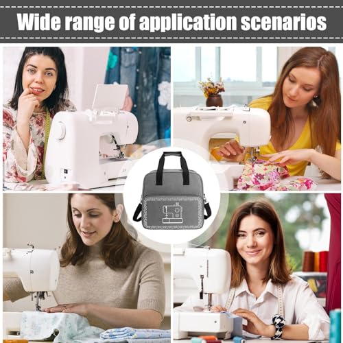 Sac fourre-tout pour machine à coudre imperméable avec poches de rangement - 4