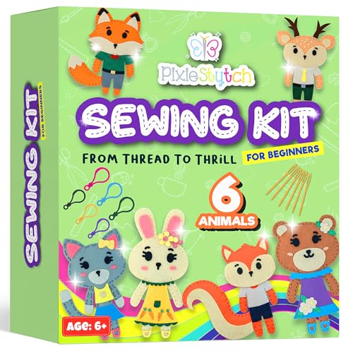 Sewing Kit for Kids - Sew & Create 6 Adorable