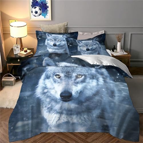 Parure de lit chiot Yorkshire 260x220cm en microfibre ultra résistante effet 3D - 6