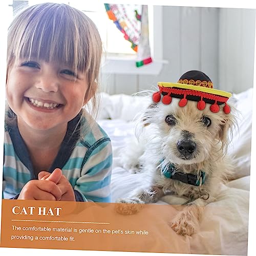 Sombrero Mexicano para Mascotas Pack 3 Piezas miniatura 6
