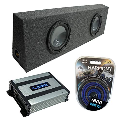 Harmony Audio Compatible with Universal Regular Standard Cab Truck HA-R104 Dual 10