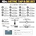 Hi-Spec Metric Tap and Die Set, 39-Piece M3–M12 Thread Tapping and Threading Tool Kit for Chasing Threads, with Tap Wrench and Screw Pitch Gauge
