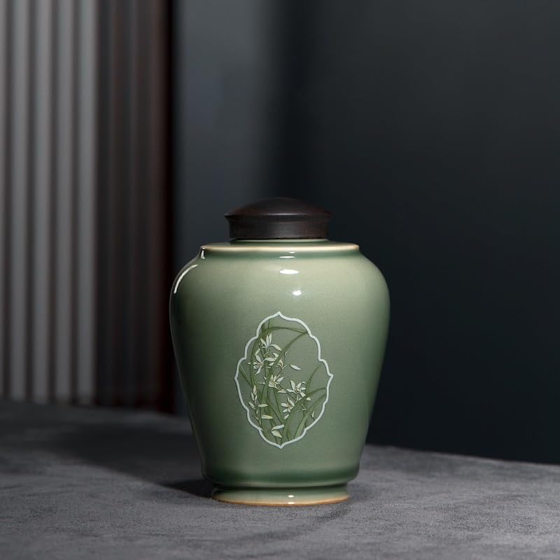 Keramik-Teedosen, Vintage-Teedosen, Keramikbehälter, Aufbewahrungsdosen für Zuhause, Küche, Aufbewahrungsdosen für Kaffee, Tee, Gewürze und mehr