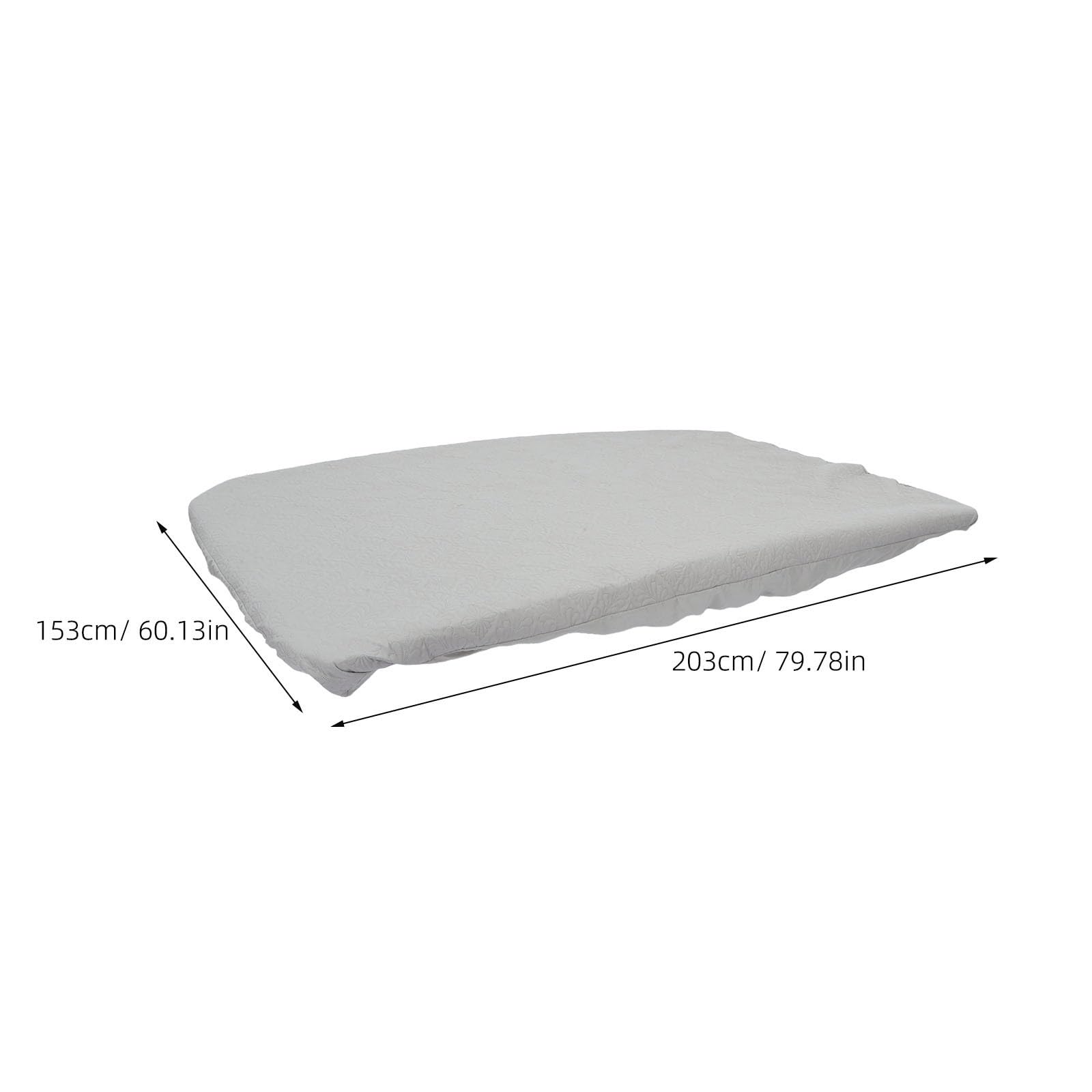 INOOMP Coprimaterasso Trapuntato in Cotone Protezione Completa 360 Gradi per Camera da Letto e Dormitorio, Lavabile e Traspirante