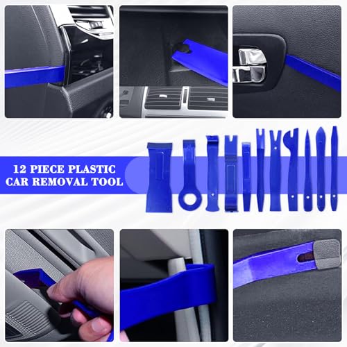 TEGOVE 352 Piezas Herramientas Kit Desmontar Coche,Herramientas Desmontaje Coche,Herramientas de Palanca para Automóviles para Herramientas Desmontar Interiores Coche Radio Audio - imagen 3