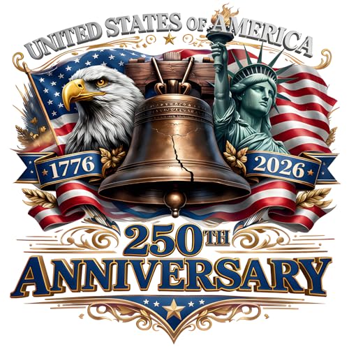 2pcs Car Window Stickers and Decals USA 250th Anniversary Window Decal for Vehicles 1776-2026 Patriotic Laptop Stickers 250 Years Vinyl Bumper Graphic