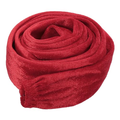 Image of PATIKIL 6ft Lamp Chain Cover, Chain Protective Sleeve Washable with Zipper for Chandelier Lighting Wires Swing Light Fixture, Red