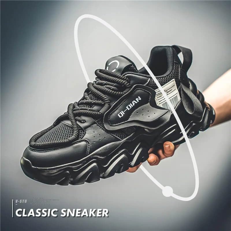 Image of Cruiser Sneaker for Men | Lightweight & Comfortable | Stylish Lace-Up Casual Footwear with Cushioned Insole | Perfect for Versatile Outfits (2648)