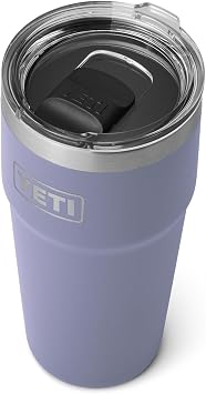 YETI Rambler 16oz Stackable Pint Vacuum Insulated Stainless Steel Mug Slider Lid Cosmic Lilac