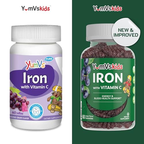 YUM-V'S Iron Gummies for Kids