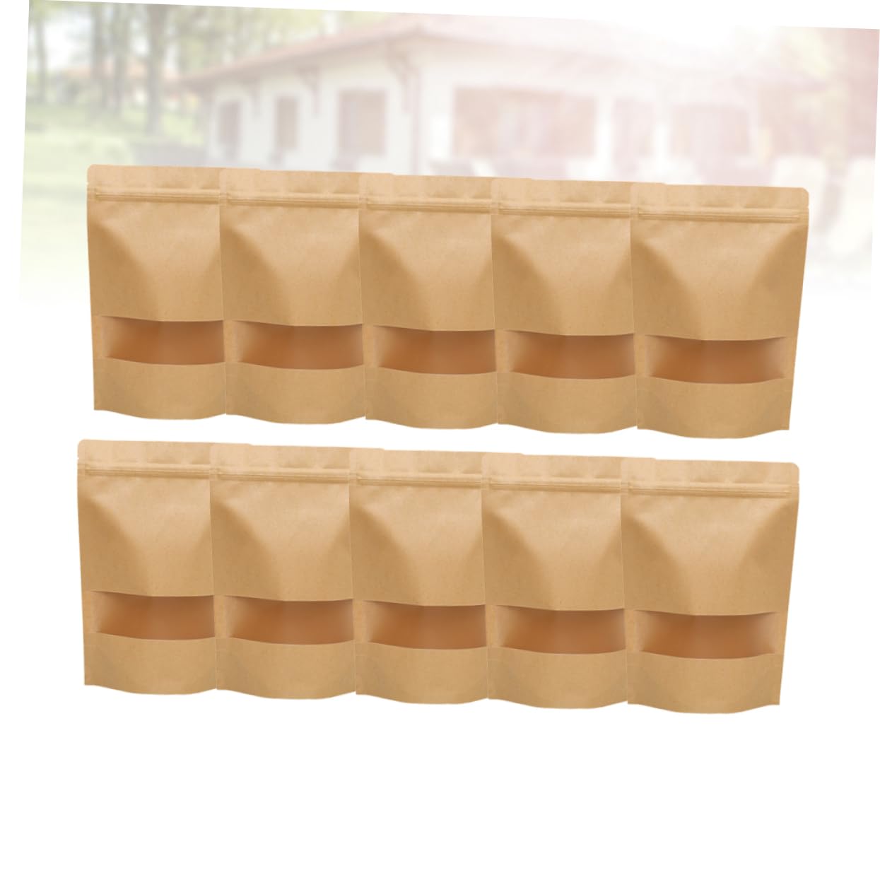 DOYPACK Papier KRAFT Avec Fenêtre Horizontale - Sovapack