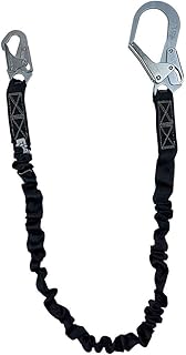 Safewaze FS88585 V-LINE Low Profile Energy Absorbing Lanyard w/Rebar Hook