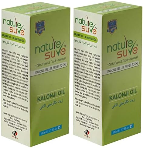 Nature Sure™ Kalonji Tail Nigella Sativa Blackseed Oil (110 ml each) - Pack of 2