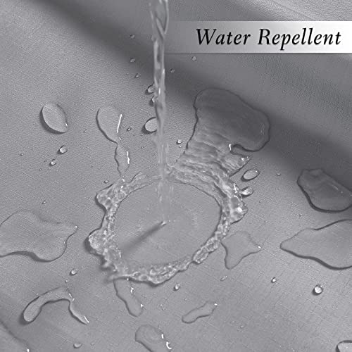 Light Grey Shower Curtain Set 78 Inches With Snap In Liner Gray And White Shower Curtains For Bathroom Ombre Pattern Modern Slub Fabric Decor Long Bath Curtain With Hooks, 72X78 Silver #TOP4