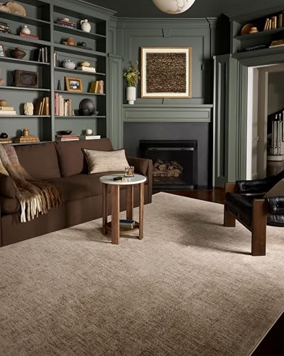 Loloi Winston Collection WIT-01 Taupe/Bone 2'-7' x 10'-0', .38' Pile Height, Runner Rug, Soft, Durable, Non-Shedding, Easy Clean, Rug for Living Room