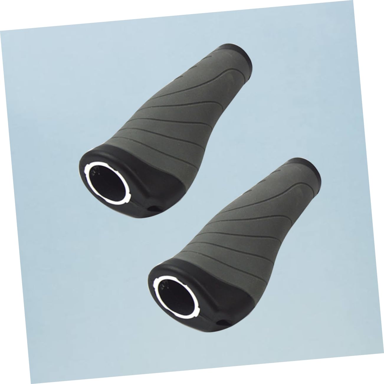 Toyvian 6piezas Manillar De Bicicleta Cubierta Antideslizante Puños para Agarre y Comodidad Accesorio para Ciclismo Al Aire Negro