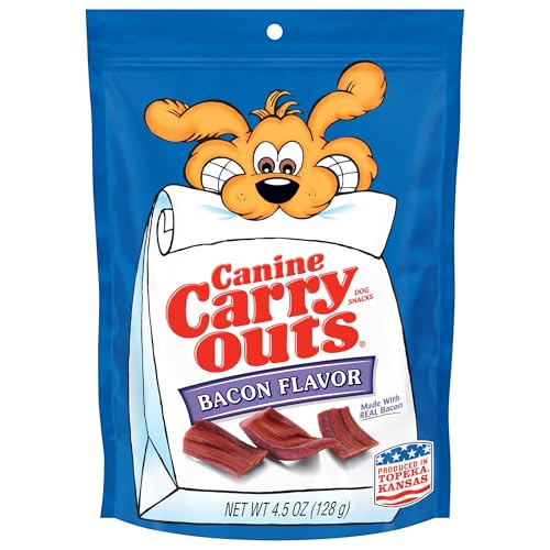 Canine Carry Outs Bacon Flavor Dog Treats 4.5oz