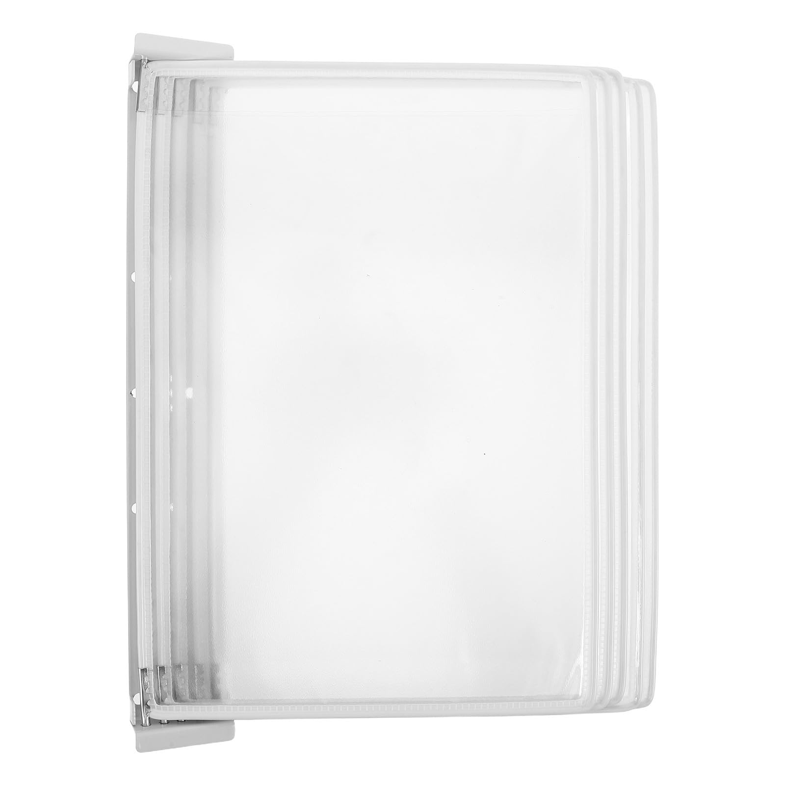 ABOOFAN Wandmontierter Aktenhalter für A4 mit Fünf Seiten, Eisen und PVC