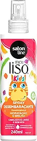 Salon Line, Meu Lisinho, Spray Desembaraçante, Imaginação e Diversão, Vegano - Para Cabelos Lisos Naturais, 240ml