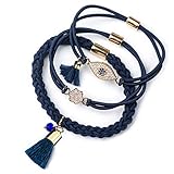 Gemtye Hair Ties/Bracelets, Keepin' the Voodoo at Bay, Pack of 3