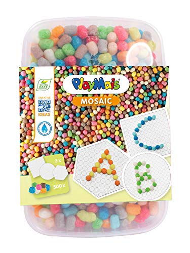 PlayMais 80.160661 - Set Mosaico 500 ABC, Colori