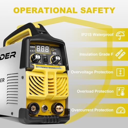 SSIMDER Tig Welder TIG-200 220V TIG MMA 2 in 1 Welding Machine Stick Arc Welding DC IGBT Inverter Welder Machine for Metal Fabrication/Automotive/DIY/Workshops,Best for Beginner 6 SSIMDER Tig Welder TIG-200 220V TIG MMA 2 in 1 Welding Machine Stick Arc Welding DC IGBT Inverter Welder Machine for Metal Fabrication/Automotive/DIY/Workshops,Best for Beginner - Image 6