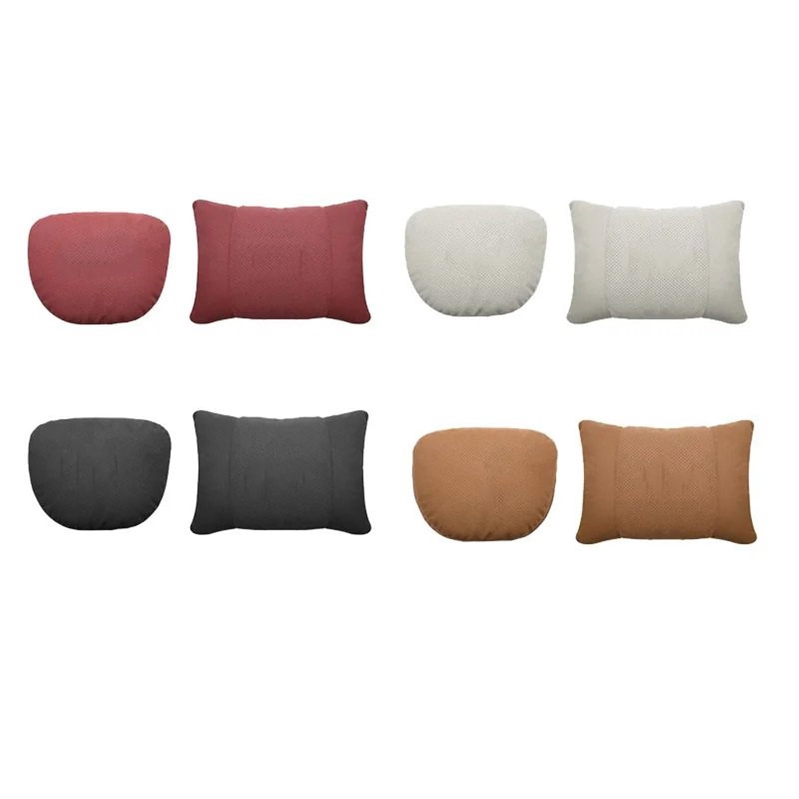 appui-tête de siège auto Convient pour Zeekr Case, oreiller de cou, siège, appui-tête, protection de la colonne lombaire(Waist pillow yellow)