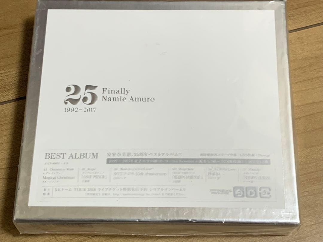 Amazon.co.jp: 初回盤 安室奈美恵 25周年 Finally CD+Blu-ray 4枚