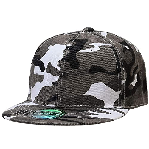 Image of Falari Wholesale 12 Pack Snapback Hat Cap Hip Hop Style Flat Bill Blank Solid Color Adjustable Size