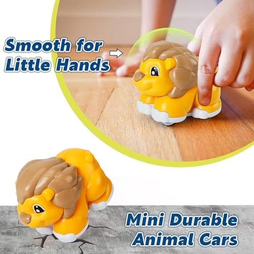 Image of ToyBharat Cute Lion Friction Powered | Gift Toy | Made in India | 1-6 Year | Realistic Design | Indoor Outdoor Play | Safe and Non-Toxic | Gift for Kids | Multicolour