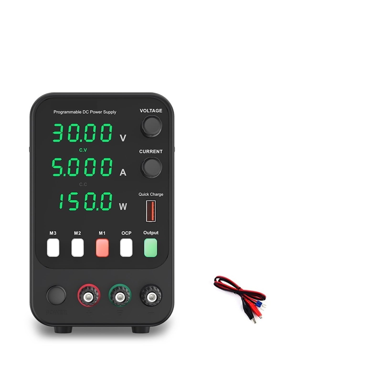 Alimentation de Laboratoire, Alimentation CC réglable 30V 10A 60V 5A Banc de Laboratoire Source d'alimentation stabilisée Interrupteur de régulateur de Tension d'alimentation(APS305H)