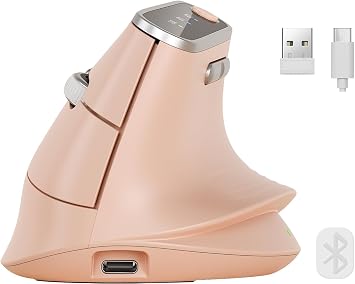 SABLUTE Ergonomic Vertical Wireless Mouse with 3-Device Switching MAM4