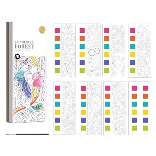 Libro de ejercicios de acuarela para adultos y principiantes -Libro práctico para aprender pintura de agua, modelos a seguir, técnicas de paso por paso, arte relajante y desarrollo creativo